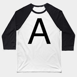 Helvetica A Baseball T-Shirt